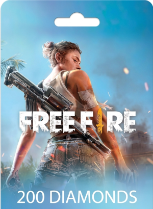 Garena Free Fire 200DIAMONDS Gift Card ( Global )